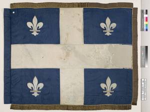 Drapeau, après restauration.