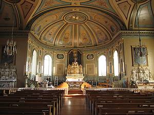 L'intérieur de l'église Boucherville.